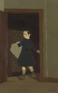 戸口の子供、1891-92 作： Edouard Vuillard
