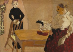 会話 作： Edouard Vuillard