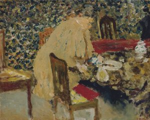 お昼ごはん;ランチ、1895年頃 作： Edouard Vuillard