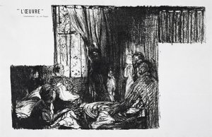 社会の柱、1896 作： Edouard Vuillard