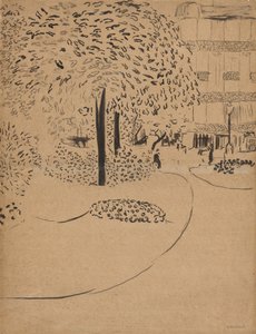 広場、1910年。 作： Edouard Vuillard