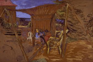 テント、1908 作： Edouard Vuillard