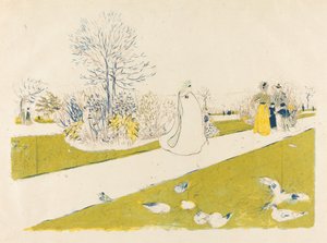 チュイルリー庭園 チュイルリー庭園、1896 年に出版。 作： Edouard Vuillard