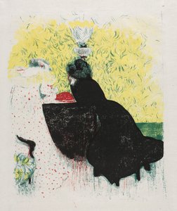 二人の義理の姉妹 作： Edouard Vuillard