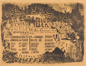 人々の敵、1893年。 作： Edouard Vuillard
