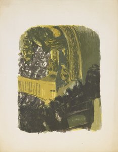 体育館のギャラリー（カラーリトグラフ） 作： Edouard Vuillard