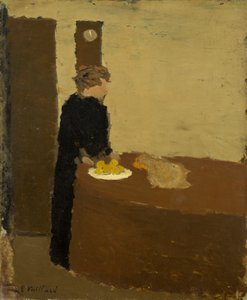 黒衣の女 作： Edouard Vuillard