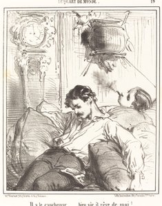彼は悪夢を見ている... 作： Edouard de Beaumont