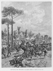 ヴォルトゥルノの戦い（彫刻 作： Edouardo Matania