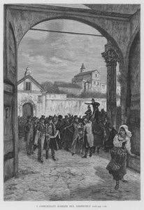 ジャニコロのローマ人コンジュラー（彫刻 作： Edouardo Matania