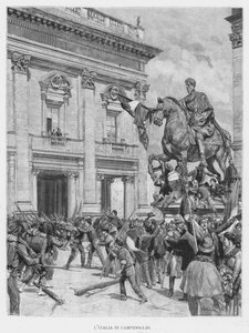国会議事堂の上のイタリア（彫刻