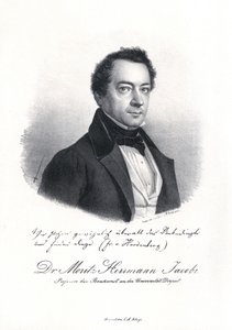 Moritz Hermann von Jacobi 1801-1874、1837 の肖像。 作： Eduard Hau