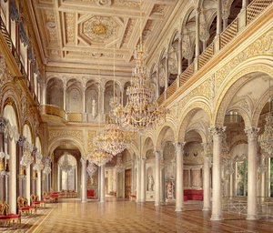 パビリオンホール、小さなエルミタージュ美術館、1864年 作： Eduard Hau