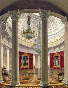 ロタンダ、冬の宮殿、1862 作： Eduard Hau