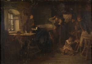 逃げた難民たち 作： Eduard Kurzbauer