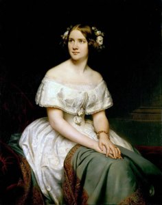 ソプラノジェニーリンドの肖像1820-1887、1846年。 作： Eduard Magnus