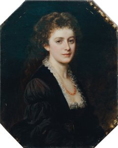 女性の肖像 作： Eduard Ritter von Engerth