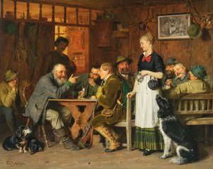 エドゥアルド・グリュッツナー The Sunday Hunter 1880