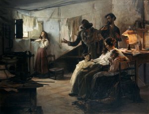 処刑日のアナキストの家族 作： Eduardo Chicharro Aguera