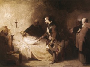 オーストリアのドン・ファン、ミゲル・デ・セルバンテスを訪問 作： Eduardo Javier Ramon Cano de la Pena