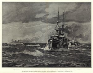 インペリアルツアー、HMSオフィール、HMSジュノとHMSセントジョージによってインド洋でエスコート