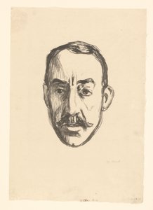 ヘンリー・ヴァン・デ・ベルデの肖像 ヘンリー・ヴァン・デ・ヴェルデ（原題） 作： Edvard Munch (signed by artist)