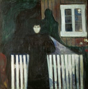 苦悩（キャンバスに油彩） 作： Edvard Munch