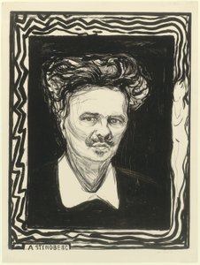 アウグスト・ストリンドベリ 作： Edvard Munch