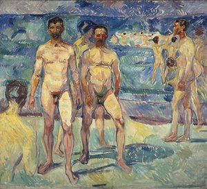 男性の入浴 作： Edvard Munch