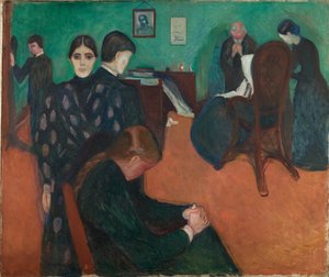 病室での死 作： Edvard Munch