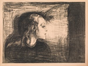 病気の少女 作： Edvard Munch