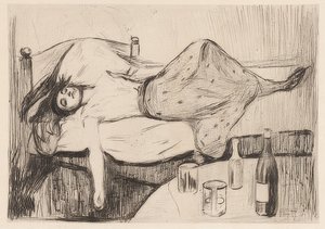 翌日。 1894 作： Edvard Munch