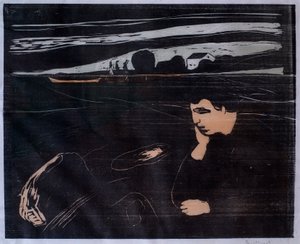 Ilta (Melankolia III) 作： Edvard Munch