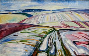 雪原 作： Edvard Munch