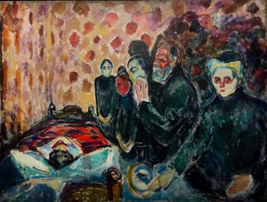 死との戦い 作： Edvard Munch