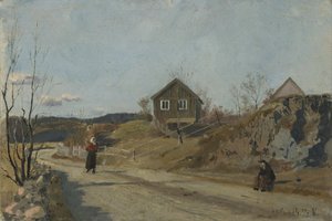 Vestre Aker から 作： Edvard Munch