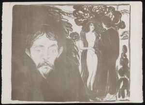 嫉妬 作： Edvard Munch