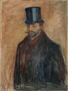 Julius Meier-Graefe、1894年頃（キャンバスに油彩） 作： Edvard Munch