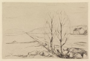 2本の木 作： Edvard Munch