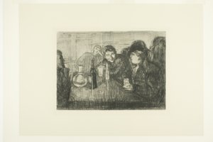 クリスチャニア・ボヘミア人1世 作： Edvard Munch