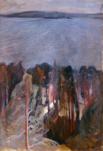 風景 作： Edvard Munch