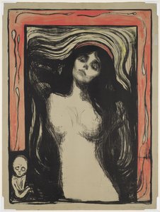 マドンナ、1895 作： Edvard Munch
