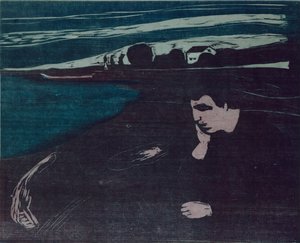 憂鬱 作： Edvard Munch