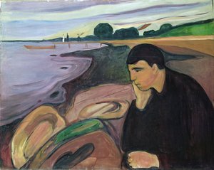 憂鬱 作： Edvard Munch