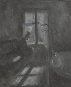サンクラウドの夜、1892 作： Edvard Munch