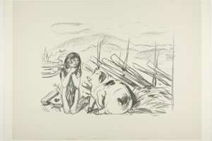 オメガと豚 作： Edvard Munch