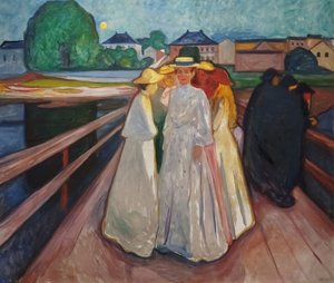 橋の上で 作： Edvard Munch
