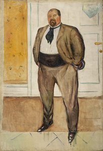「領事クリステン・サンドベリ（1861-1918）の肖像」 エドヴァルド・ムンク（1863-1944）の絵画 1901年 ムンク美術館、オスロ 作： Edvard Munch