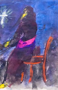 祈る父 作： Edvard Munch