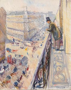 ラファイエット通り 作： Edvard Munch
